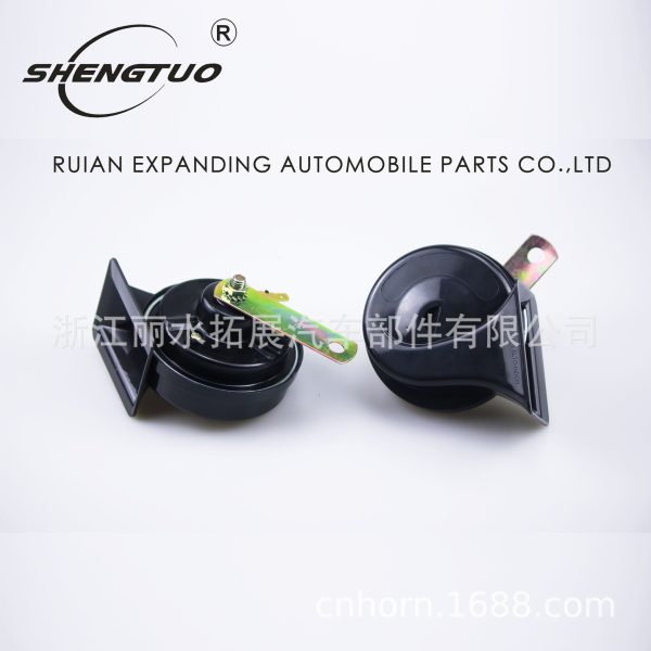 TZ-120厂家12/24V超响鸣笛高音封边款95mm蜗牛汽车电喇叭扬声套装