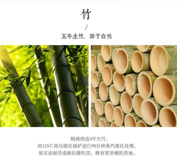 定制竹筷子碳化家用厂家批发斜头散装批发酒店日式竹制筷子 - Image 7