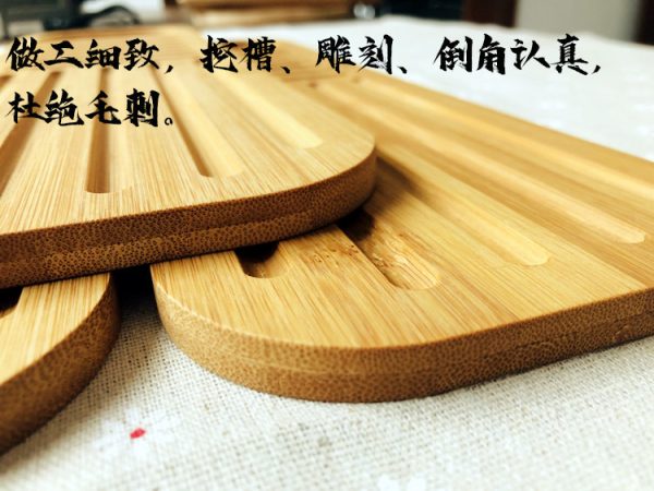 定制 竹板各类盒盖子刻字印logo竹制拼接雕刻盖板面包盒盖板 - Image 8