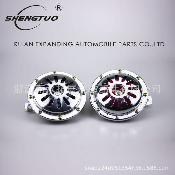 TZ-222汽车125mm盆型电喇叭 12V/24V大功率高低音鸣笛 盘形点喇叭