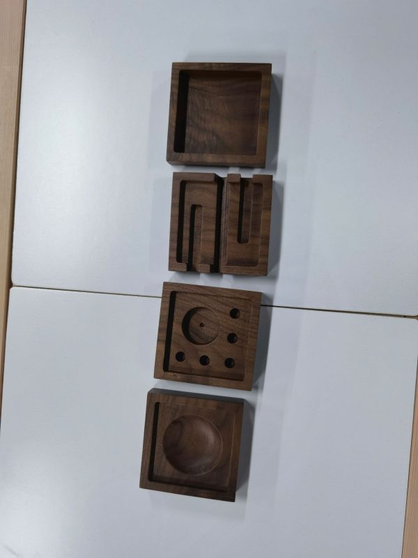 厂家定制桌面文具收纳盒木制笔筒笔座家居摆件商务礼品 - Image 2