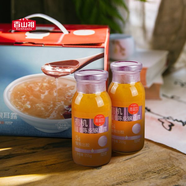 百山祖红枣银耳羹白木耳饮品夏天端午送礼礼盒开盖即食团购批发