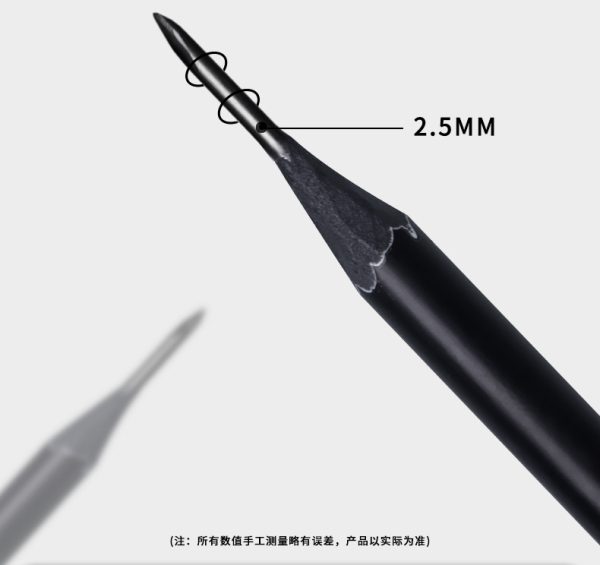 鸿星文具黑木铅笔 光亚结合热转印沾顶德国芯铅笔 盒装圆杆HB铅笔 - Image 10