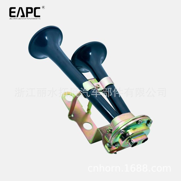 TZ-326-1俄罗斯双音气喇叭改装12/24V双管空气适用于LADA拉达汽笛