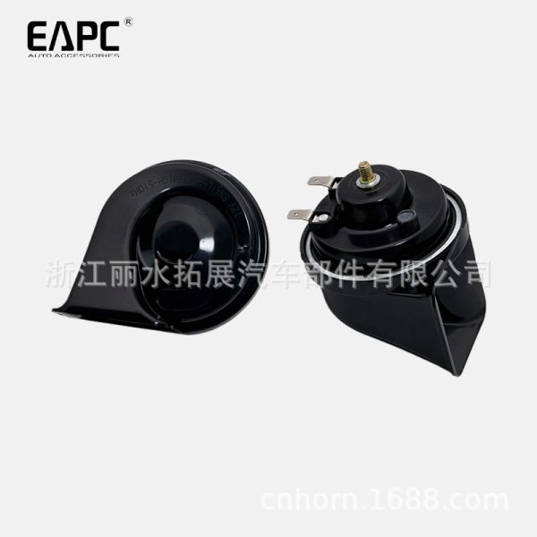 TZ-111 12V 鸣笛高音亚马逊汽车蜗牛防水电喇叭 厂家直销双音蜗牛