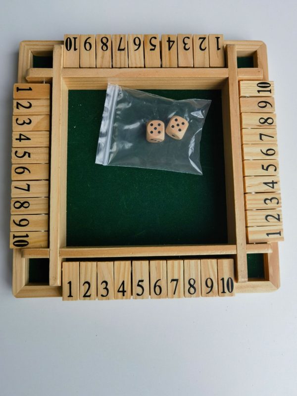 源头工厂定制木制翻板架儿童数字游戏骰子游戏 - Image 6