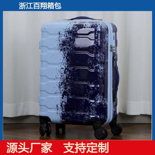 定制行李箱源头工厂批发密码箱子外贸出口渐变箱拉杆箱皮箱旅行箱