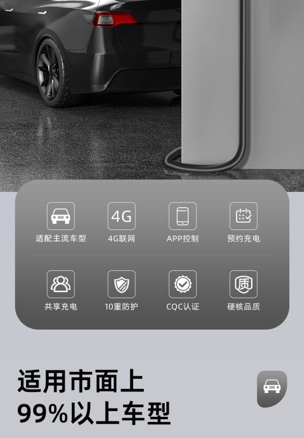 新能源汽车充电桩7kw家用交流理想小鹏比亚迪壁挂式特斯拉问界 - Image 7