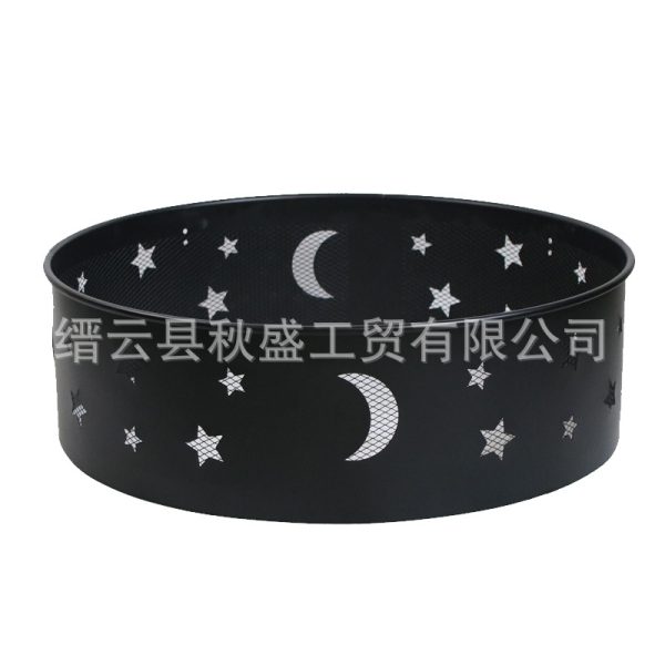 后院烧烤暖炉庭院户外柴炉火圈星月fire pit庭院简易取暖炉户外