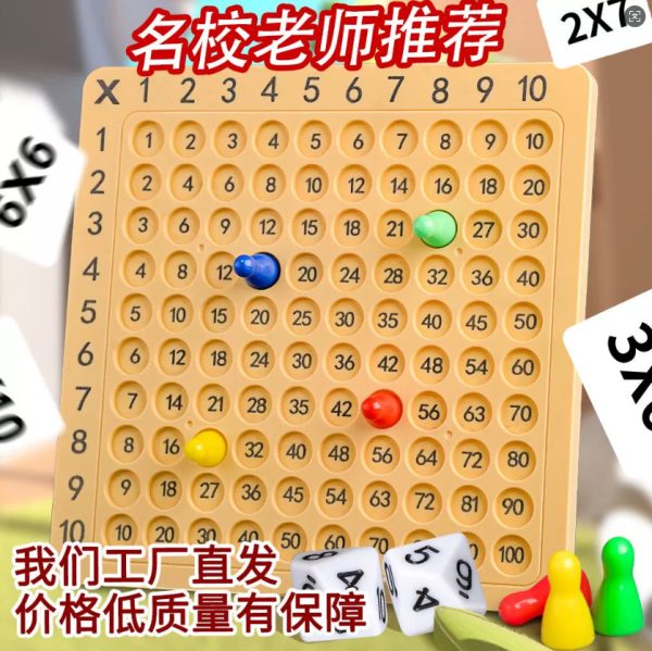 九九乘法口诀表小学生二年级数学99乘法口诀教具逻辑思维益智 - Image 4