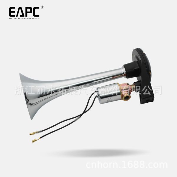 230mm/360mm单管气喇叭TZ-318-4 12/24V卡车电控汽笛喇叭火车喇叭