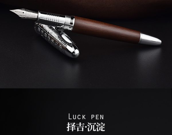 弘典钢笔择吉高档男士女生学生专用练字美工礼盒新年礼物送礼实木 - Image 8