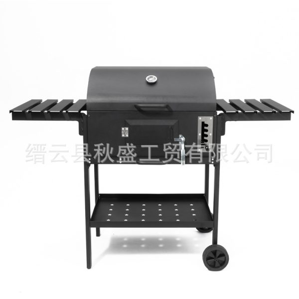BBQ庭院烧烤炉方形取暖架户外烤肉木碳火炉架无烟用具