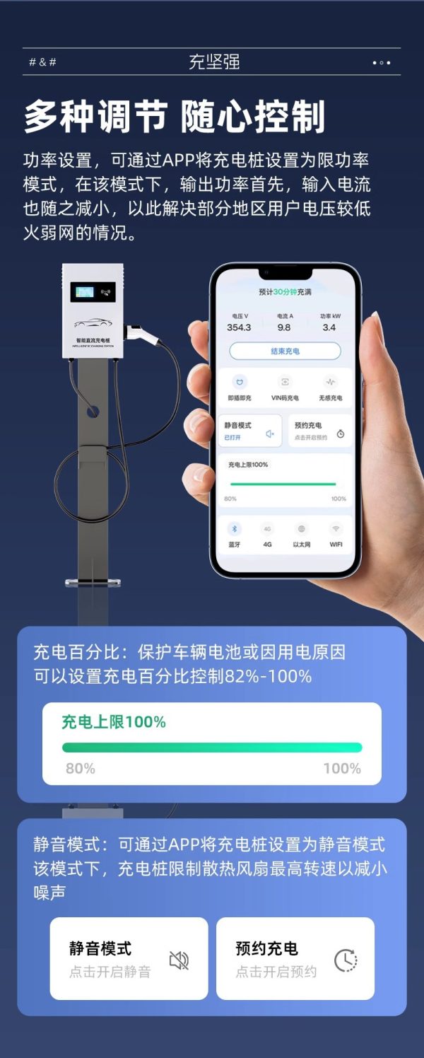 直流充电桩7KW20kw30KW快充红旗蔚来新能源货车快充英飞源模块9孔 - Image 10