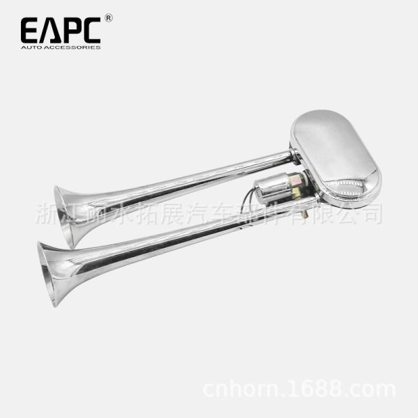 TZ-307双管琴音电控气喇叭 24v汽车喇叭鸣笛 ebay 亚马逊喇叭工厂