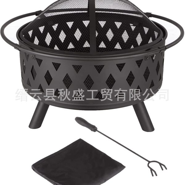 取暖烧烤炉工厂直销fire pit烧烤桌聚会火盆欧美超市火炉圆形户外
