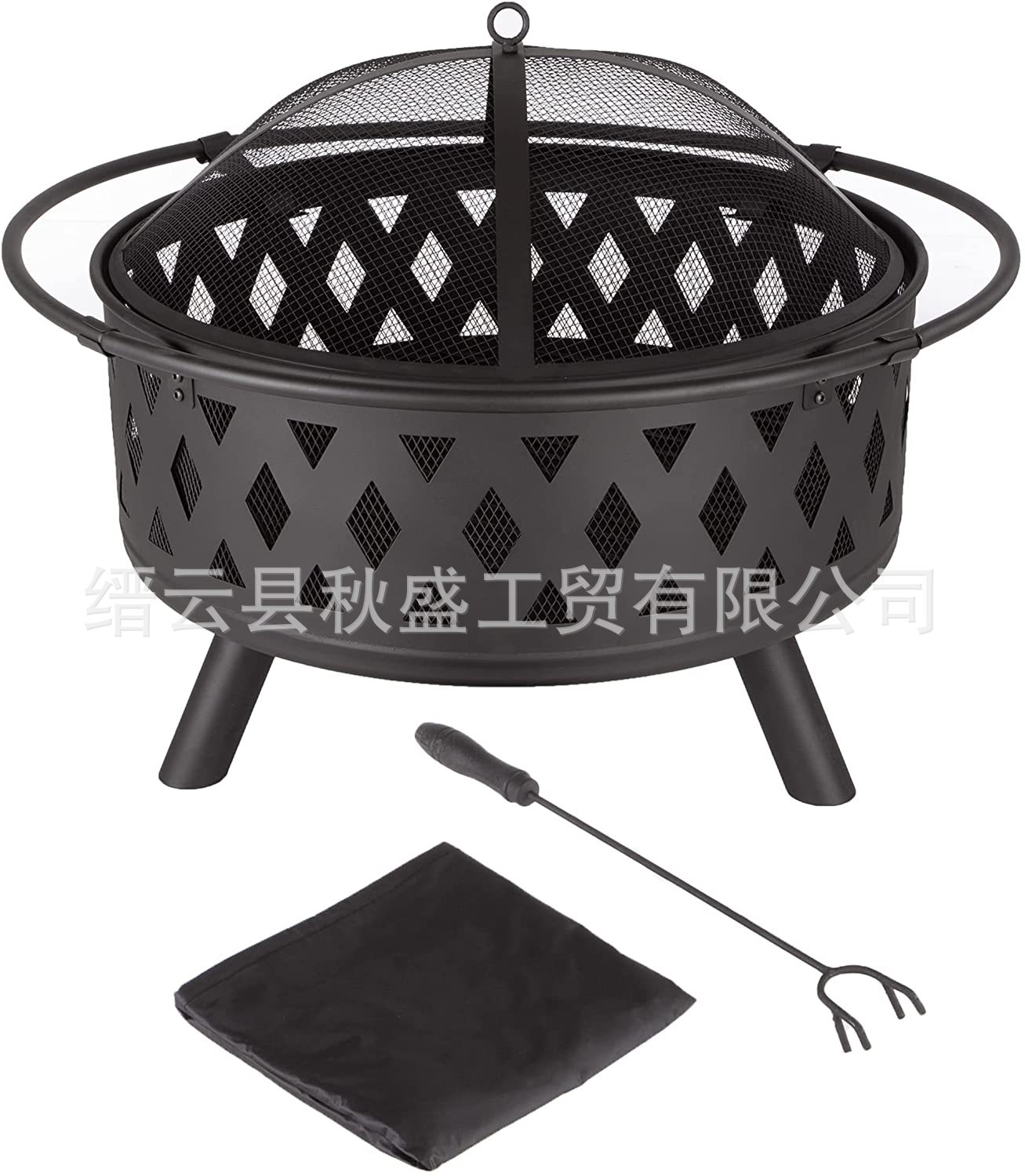 取暖烧烤炉工厂直销fire pit烧烤桌聚会火盆欧美超市火炉圆形户外