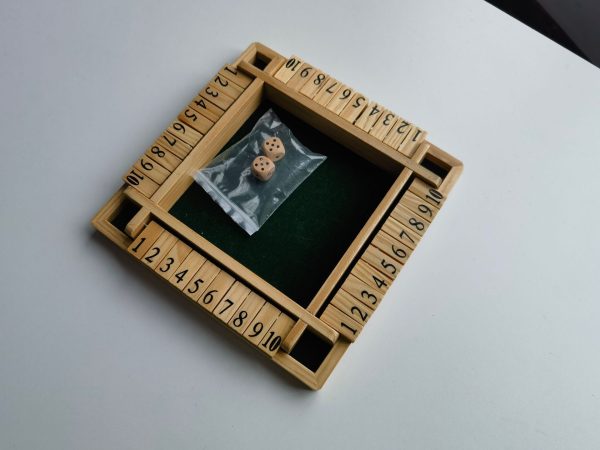 源头工厂定制木制翻板架儿童数字游戏骰子游戏 - Image 2