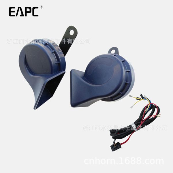 12V 鸣笛高音TZ-115 亚马逊汽车蜗牛防水电喇叭 厂家直销双音蜗牛