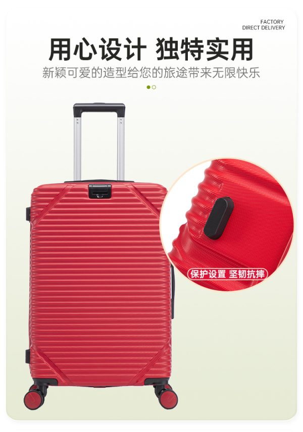 2025年春季休闲旅行密码锁万向轮ABS材质中性登机18 1920寸拉杆箱 - Image 9