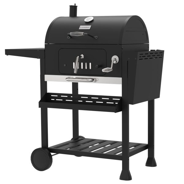 大型庭院烧烤炉 别墅火盆烟熏烧烤架户外家用木炭BBQ野营炉子火炉