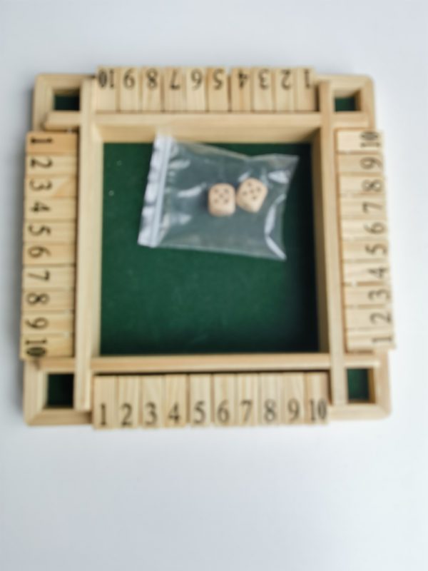 源头工厂定制木制翻板架儿童数字游戏骰子游戏