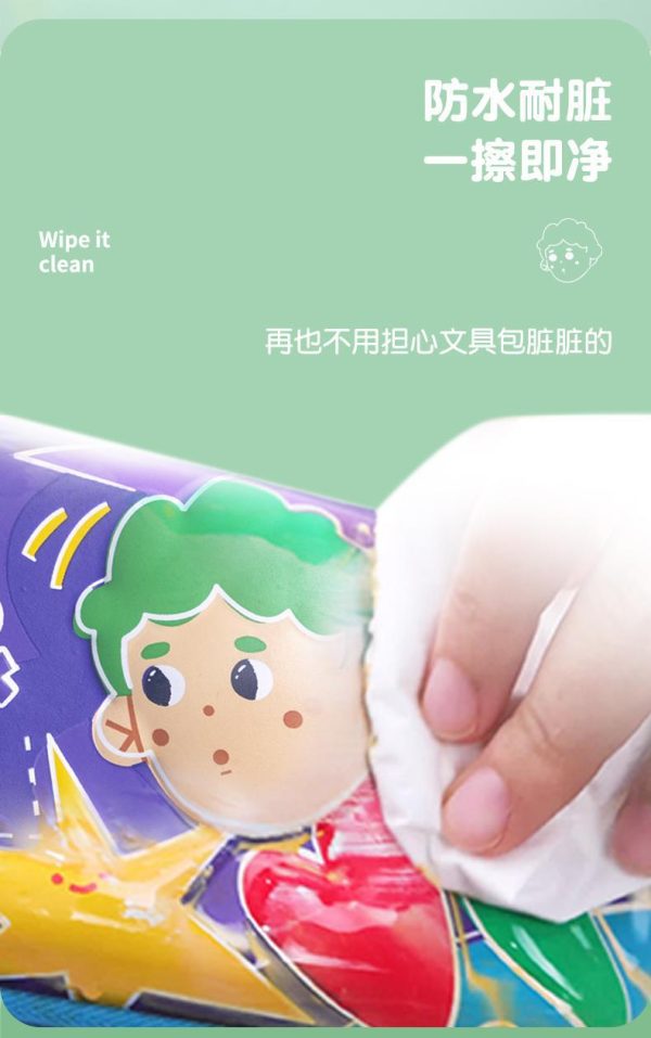 小学生幼儿园可爱卡通铅笔盒 课程表大容量笔盒 铅笔笔袋儿童文具 - Image 8