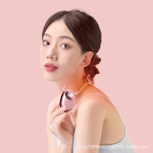 颈椎按摩器迷你吊坠多功能加热理疗仪充电式颈椎批发挂脖家用