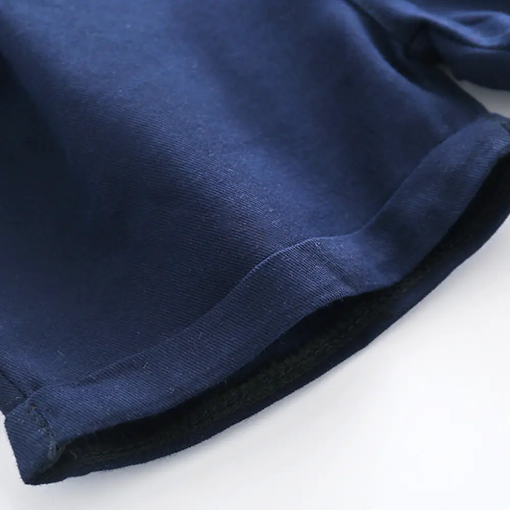 跨境男宝宝绅士套装夏婴幼童爬服领结背带四件套一件代发欧美风