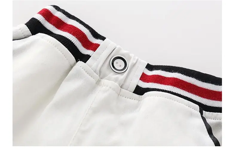 夏季学院中小童中性婴幼儿套装园校服英伦棉儿童校服一件代发条纹