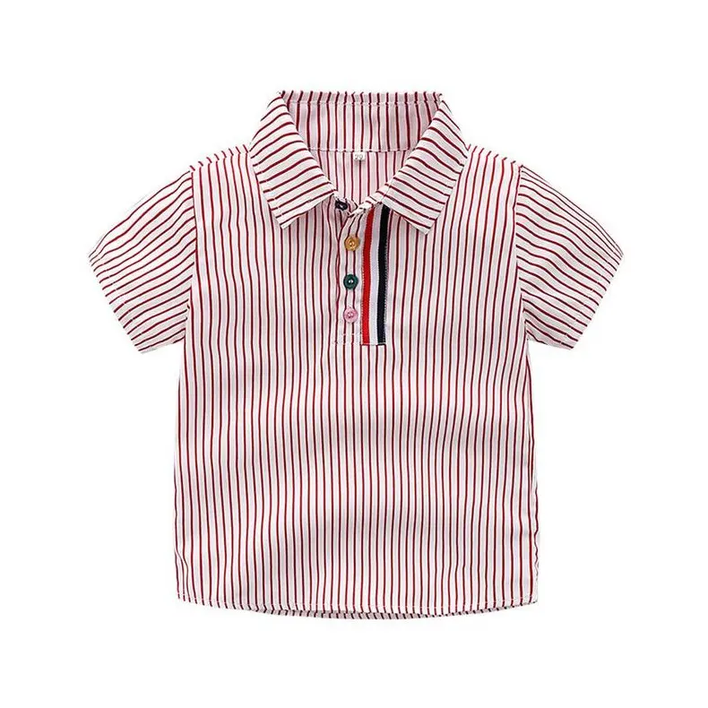 夏季学院中小童中性婴幼儿套装园校服英伦棉儿童校服一件代发条纹