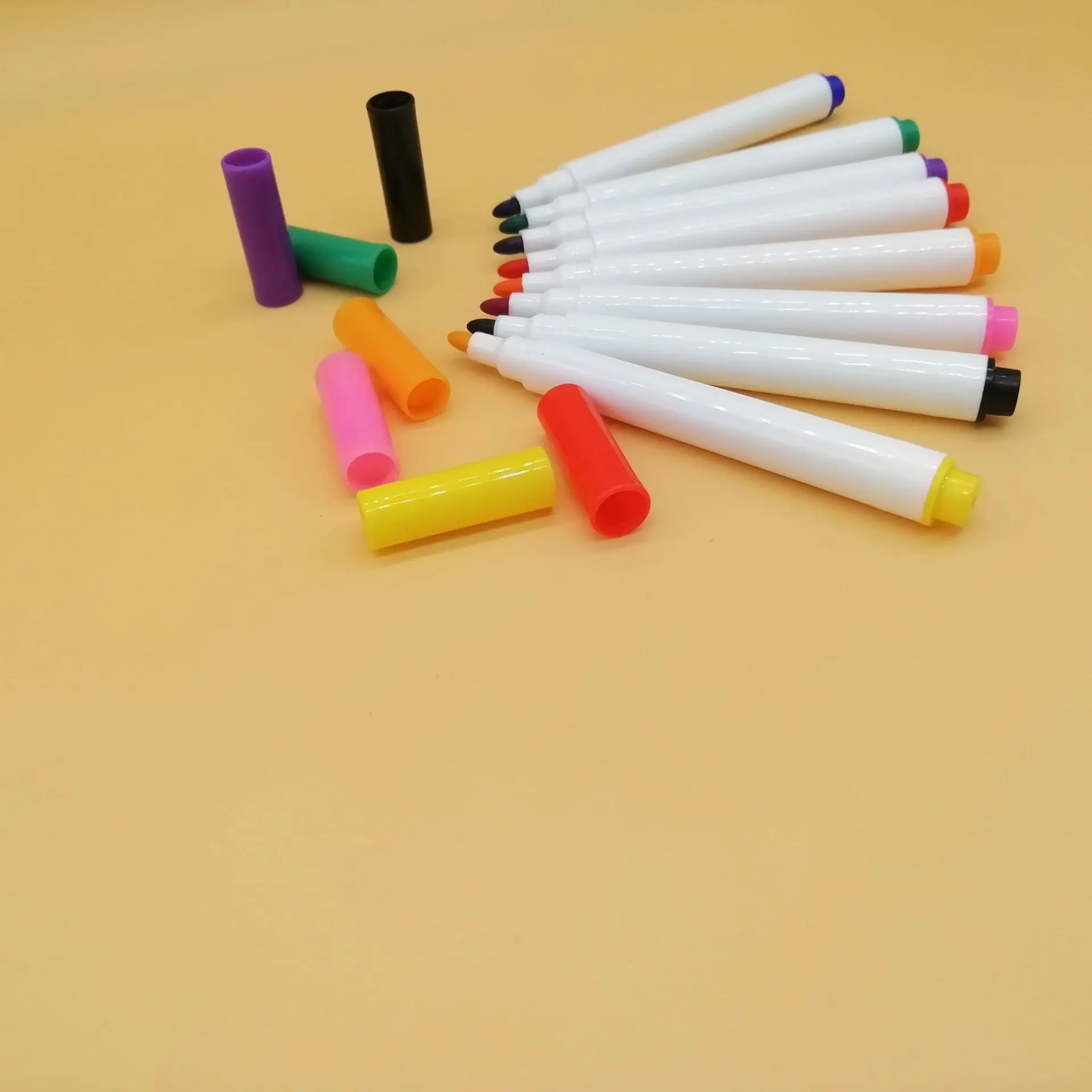 厂家制造 白板笔套装 现货批发 8色8支装  opp袋包装马克笔可擦笔