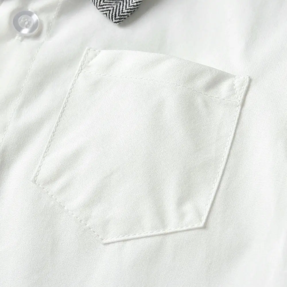 韩版童装 秋冬长袖棉白衬衫长裤生日花童礼服 男童冬装套装 现货