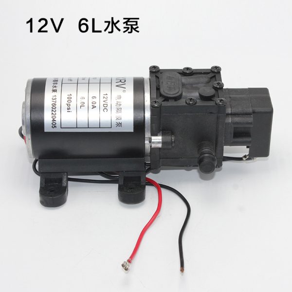 12V24V房车隔膜泵直流水泵船用车载电瓶自吸泵自动泵游艇泵改装泵
