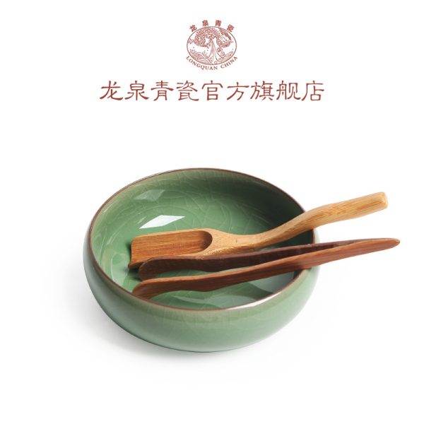 龙泉青瓷纯手工高档茶具套装功夫茶杯 整套陶瓷茶具礼品套装批发