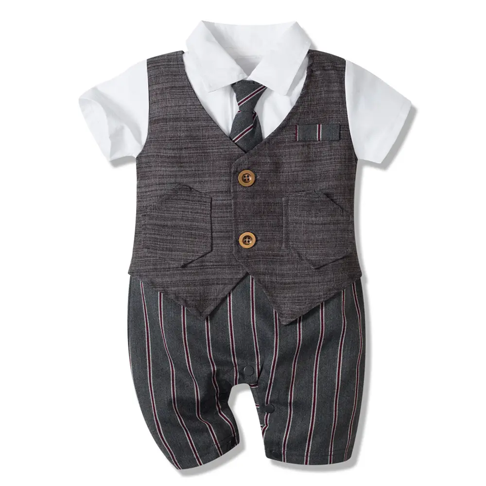 加工定制 跨境kids dress 婴儿爬服夏季新款婴幼儿服饰婴童装连体