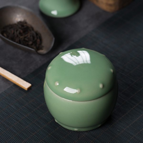 龙泉青瓷茶具套装陶瓷家用18头整套商务送礼功夫茶具礼盒雕刻批发