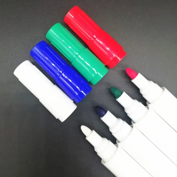 厂家制造可擦水性彩色马克笔 大容量液体无尘粉笔 大号白色记号笔