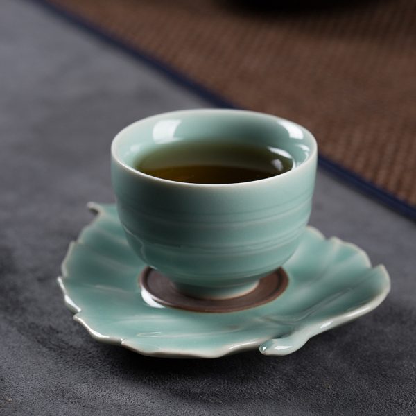 龙泉青瓷 功夫茶具手工主人杯单杯 陶瓷杯子品茗杯茶盏小茶杯批发