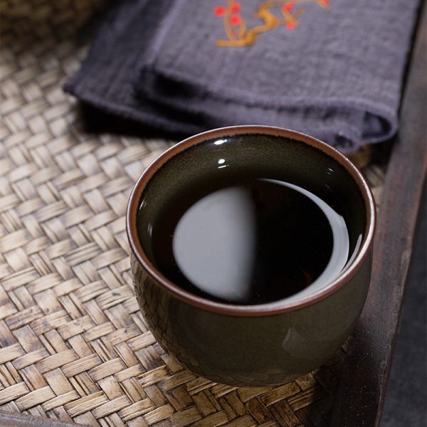 龙泉青瓷 功夫茶具茶杯主人杯陶瓷铁胎家用品茗杯个人单杯喝茶杯