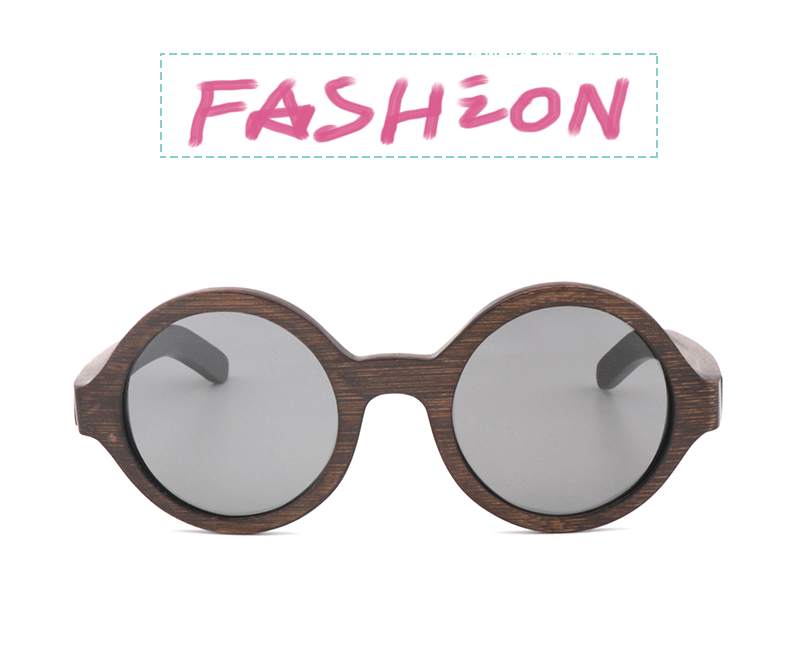跨境竹木眼镜 男女士偏光太阳镜 护目墨镜 可定制LOGO 现货 UV400