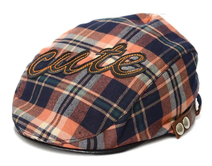 儿童cute贝雷帽 儿童鸭舌帽 韩版男女宝宝帽子 男宝宝爵士帽