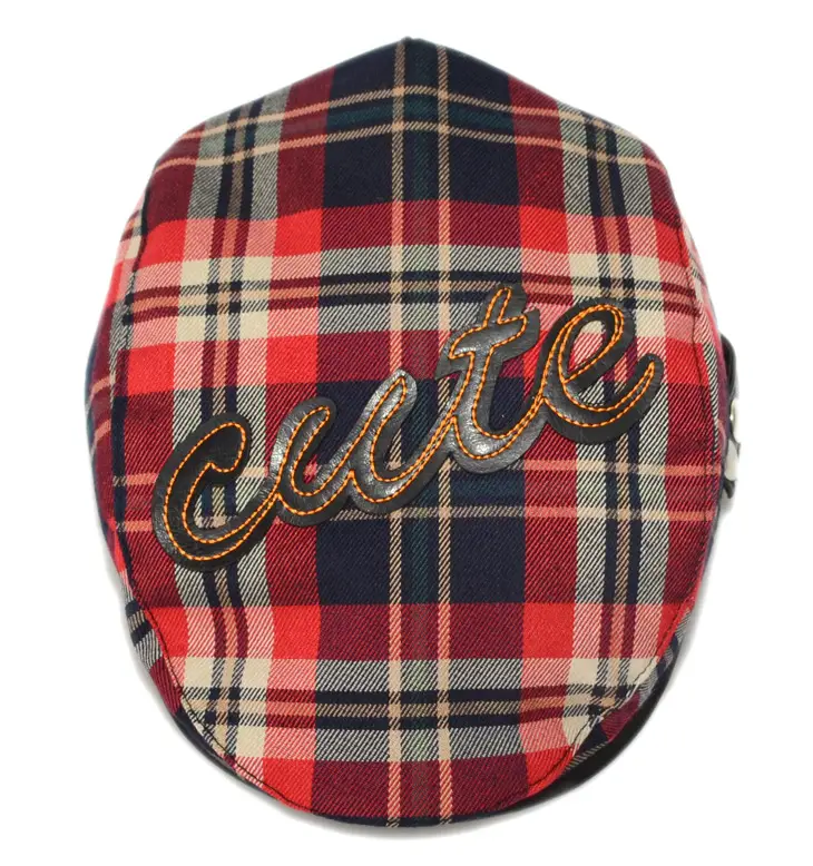 儿童cute贝雷帽 儿童鸭舌帽 韩版男女宝宝帽子 男宝宝爵士帽