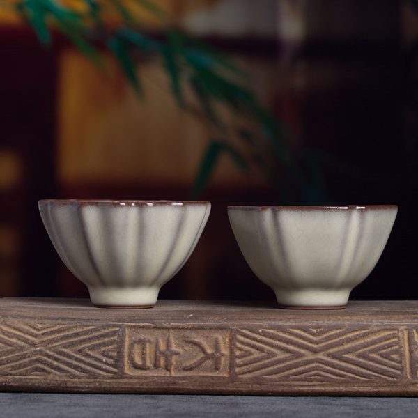龙泉青瓷 复古茶杯中式手工主人杯单杯 陶瓷功夫茶杯品茗杯喝茶杯