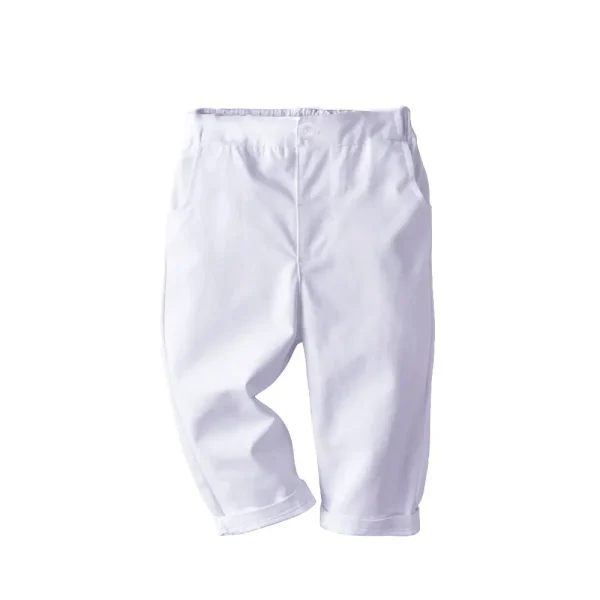 加工定制欧美跨境男宝宝绅士套装爬服马甲三件套批发秋季新款童装
