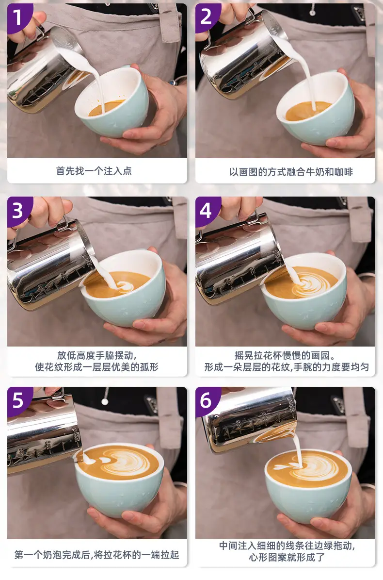 天喜咖啡拉花杯不锈钢咖啡器具拉花工具打奶泡杯带刻度尖嘴拉花缸