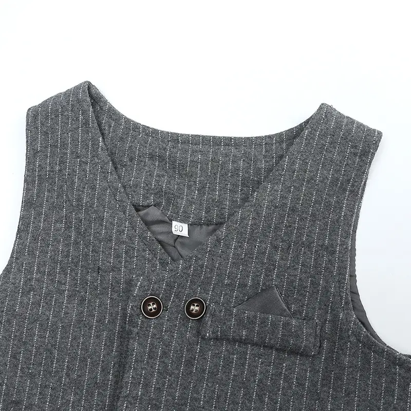 跨境童装2023春秋新款小孩衣服儿童套装宝宝周岁礼服绅士套装批发