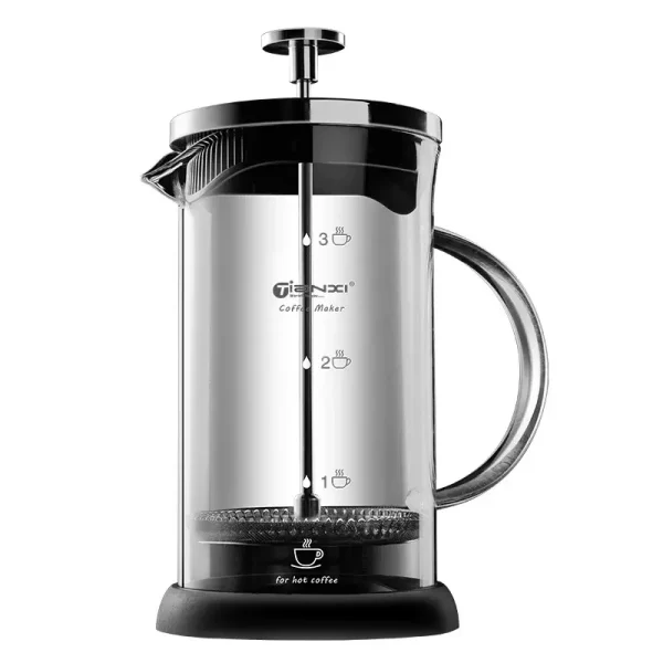 天喜法压壶 家用煮滤泡式打奶过滤器咖啡杯冲茶器手冲咖啡壶