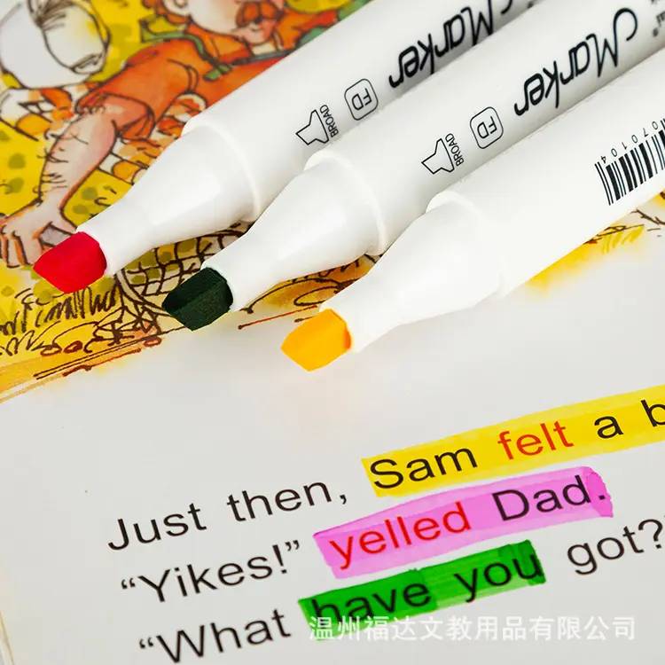 厂家直销中彩三角火爆马克笔套装12色18色24色36色48色60色108色