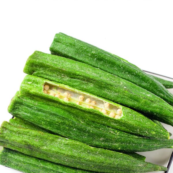 新鲜秋葵脆干脱水即食综合果蔬脆散装厂家批发整箱1kg休闲零食